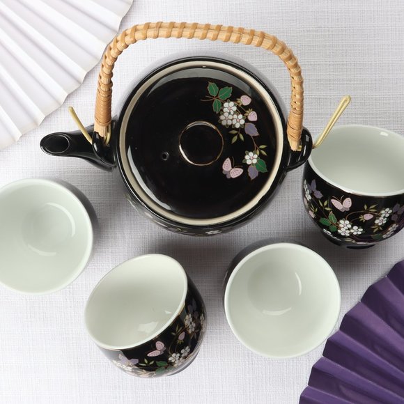 Japanese Teapot and Cups Set - Picture 2 of 7
